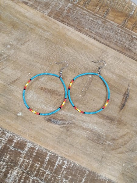 The Beaded Sunset Earrings