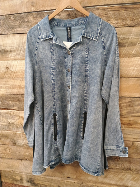 The Perfect Denim Fringe Jacket