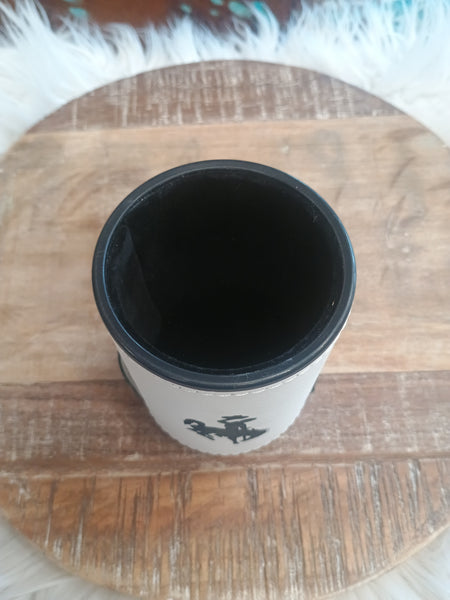 The Wyoming Dice White Cup