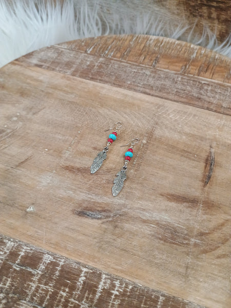 The Real Time Feather Earrings