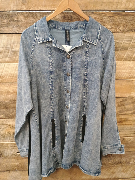The Perfect Denim Fringe Jacket