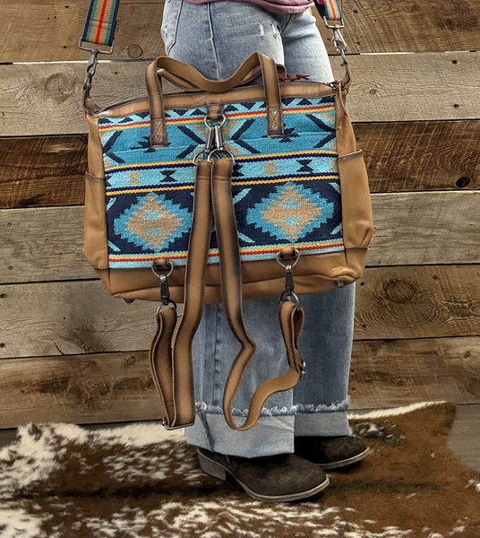 The Western Skies Multi Crossbody Backpack Purse