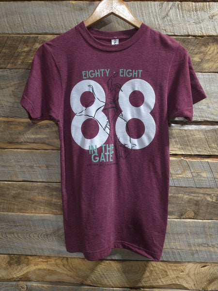 The 88 Marron Heathered Tee