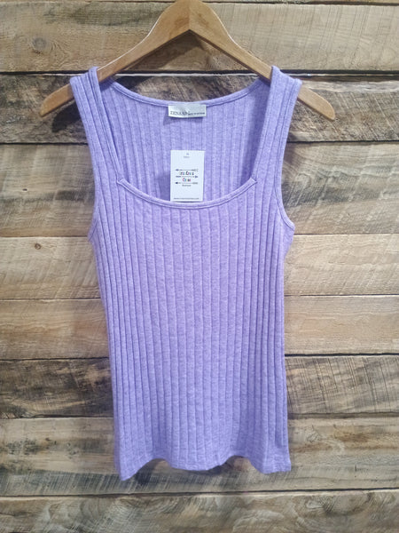 The Talk It Up Lavender Tank Top