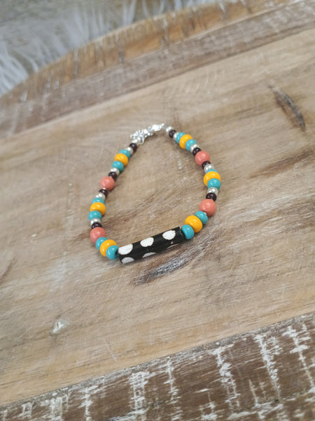 The Real Wood Multiple Stone Bracelet