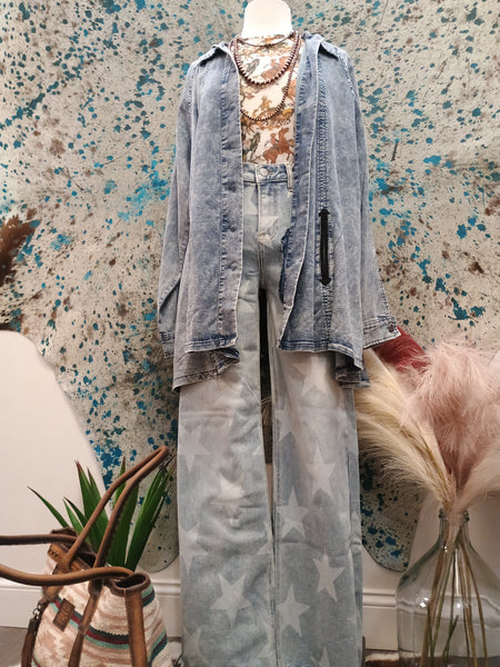 The Perfect Denim Fringe Jacket