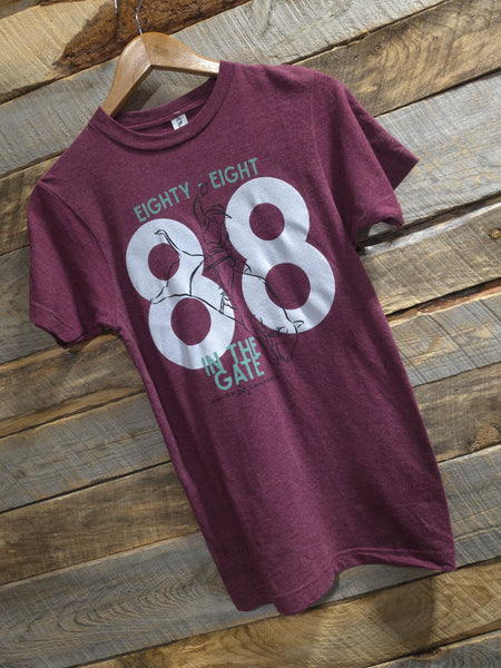 The 88 Marron Heathered Tee