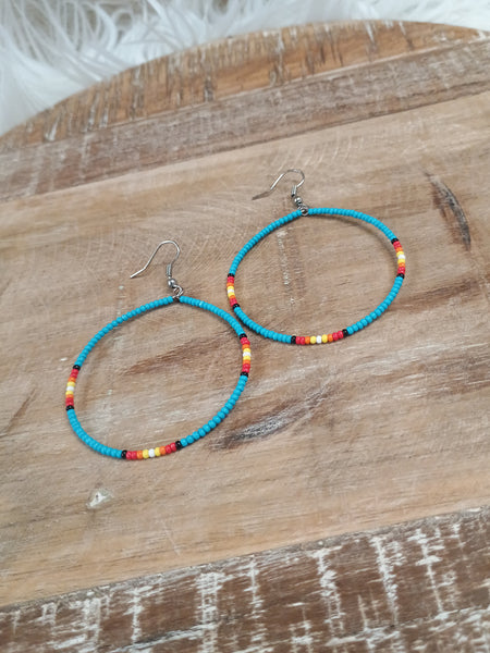The Beaded Sunset Earrings