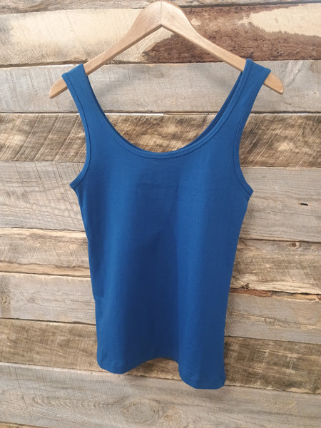 The Take It Basic Light Navy Tank Top