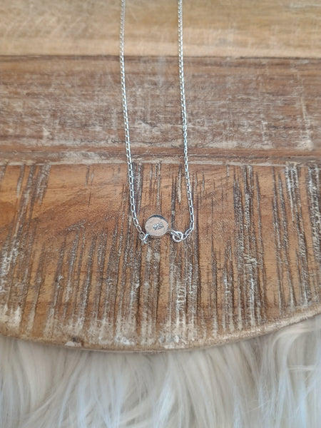 The Simple Cross Turquoise & Brass Necklace