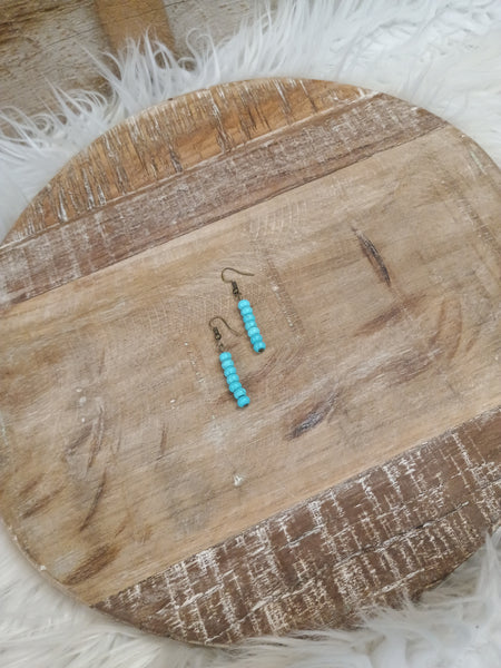 The I Will Start Turquoise Earrings