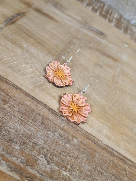 The Cosmos Leather Earrings