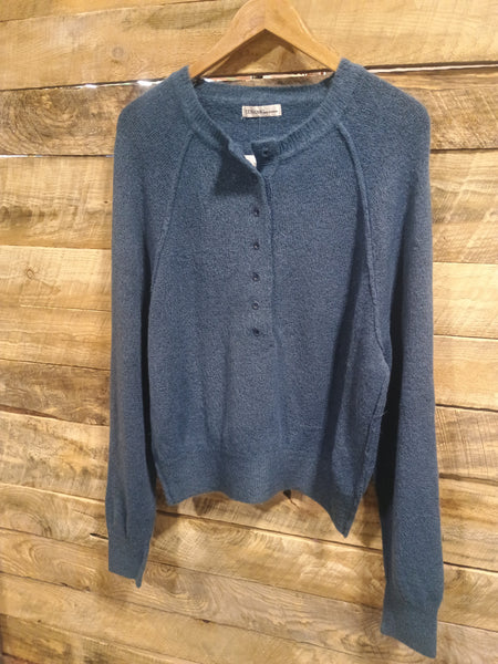 The Half Way Dusty Blue Sweater Top