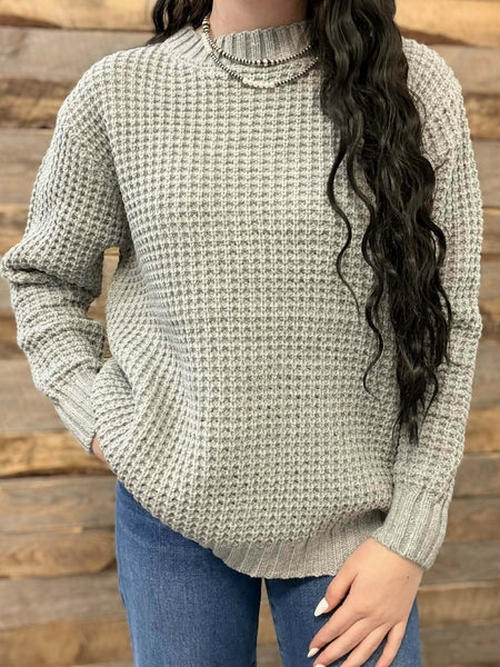 The Come Here Grey Sweater