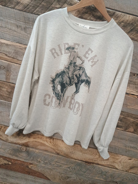 The Ride Em' Cowboy Vintage Sweatshirt