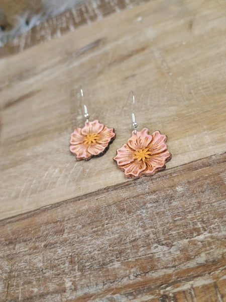 The Cosmos Leather Earrings