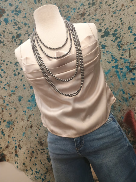 The Short Day Taupe Top