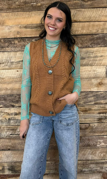 The Perfect Brown Vest