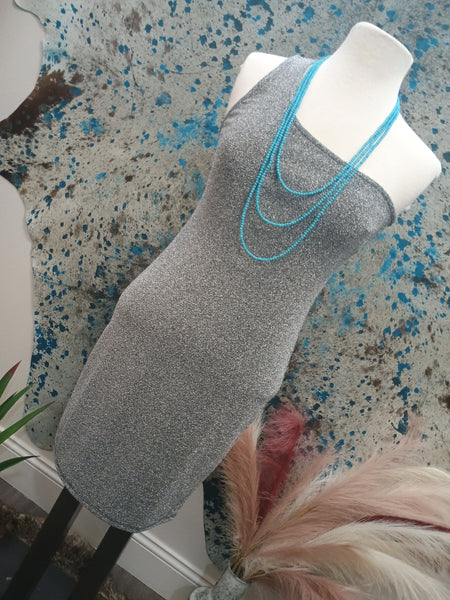 The Perfect Day Out Silver Dress