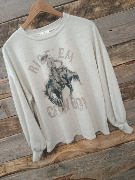 The Ride Em' Cowboy Vintage Sweatshirt