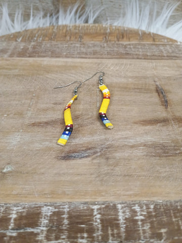 The Step Up Mustard Earrings