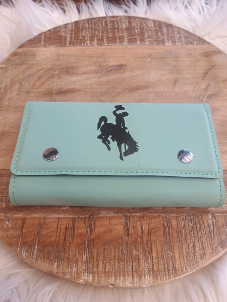 The Wyoming Dice & Card Turquoise Set