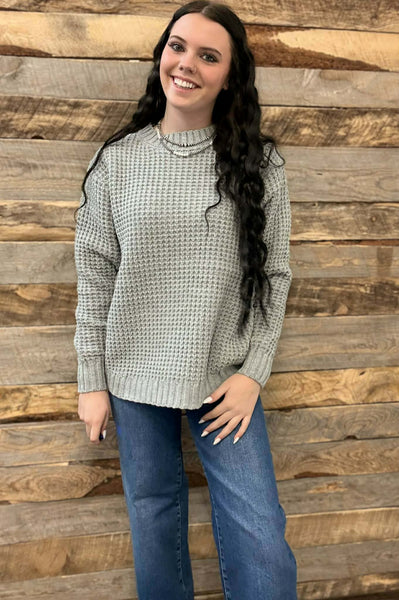The Come Here Grey Sweater