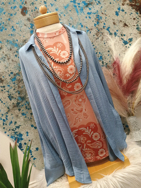 The Who Knows Look Denim Look Top