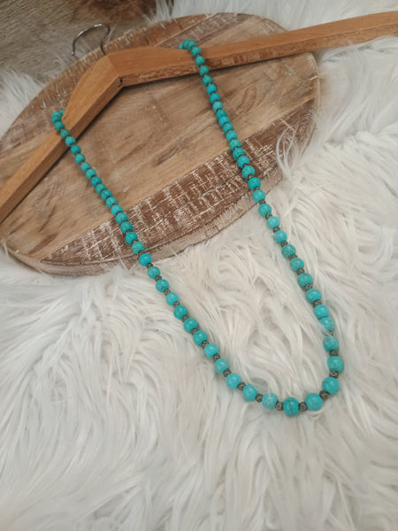 The We Are Here Turquoise Necklace