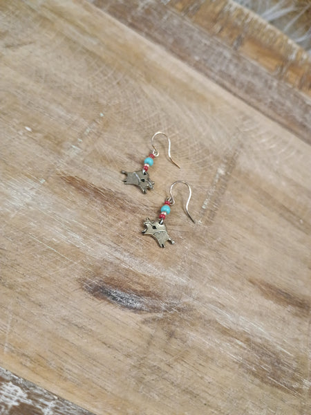 The Real Time Buffalo Earrings