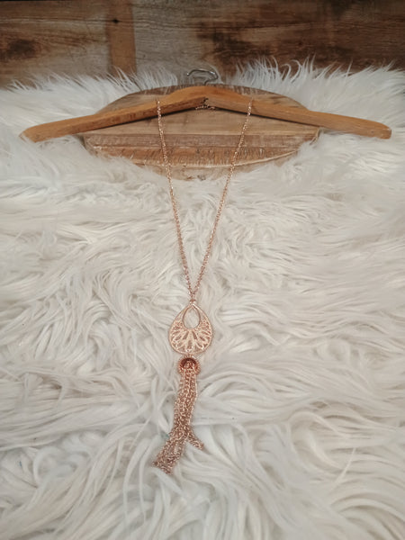 The Way It Is Rose Gold Necklace