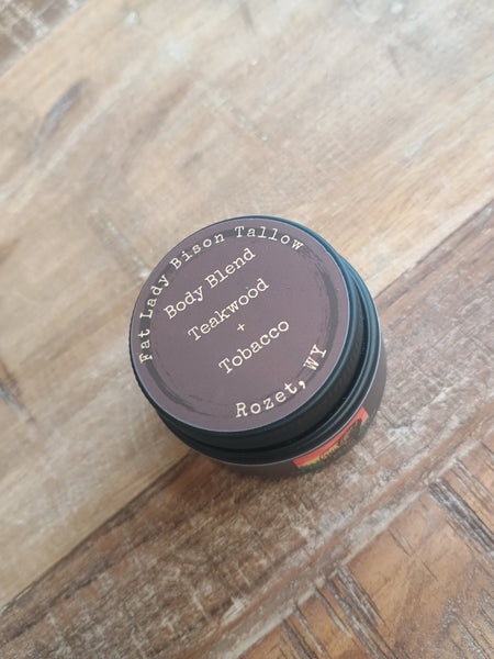 The Small Teakwood and Tobacco Body Blend Tallow