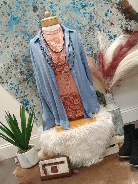 The Who Knows Look Denim Look Top