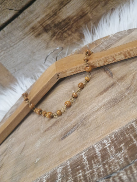 The Earthy Way Browns Choker Necklace