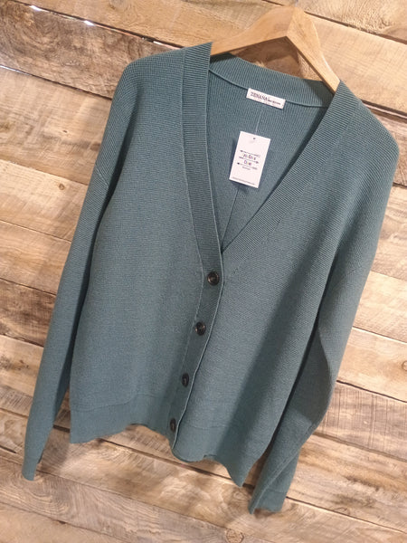 The Way There Button Up Ash Jade Sweater