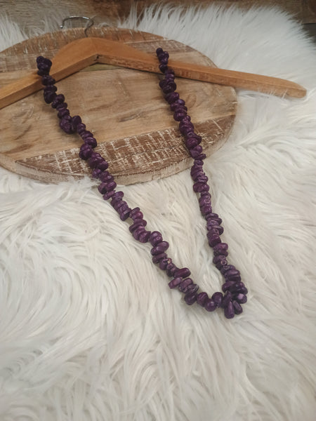 The Stack It Up Purple Necklace