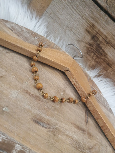 The Earthy Way Browns Choker Necklace