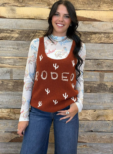The Rodeo Mesh Top