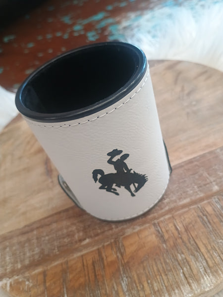 The Wyoming Dice White Cup