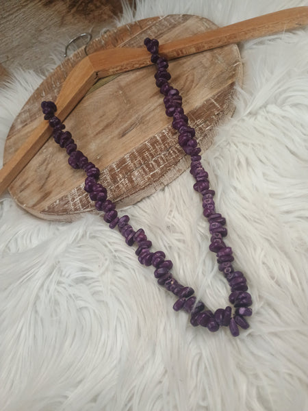 The Stack It Up Purple Necklace