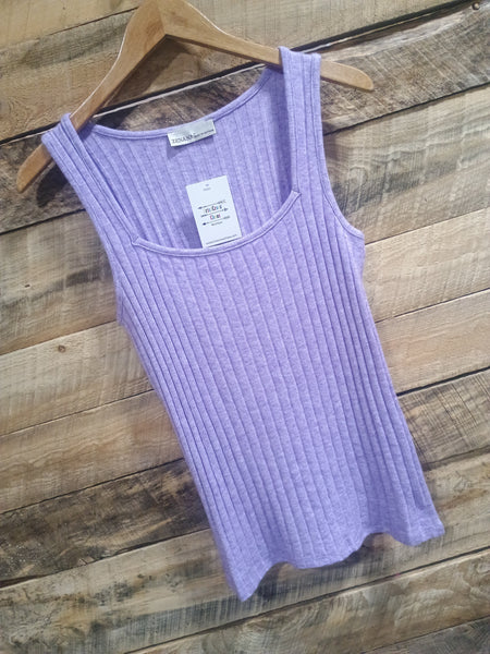 The Talk It Up Lavender Tank Top