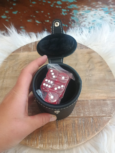 The Wyoming Dice Black Cup