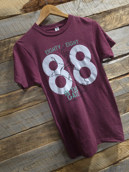 The 88 Marron Heathered Tee