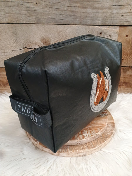 The Black Pack Mule Traveler Pouch Bag