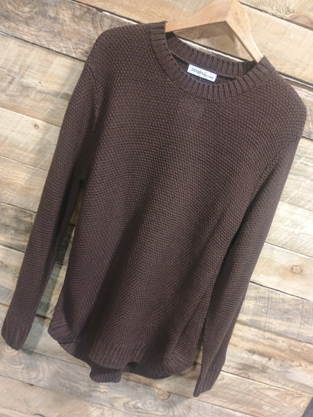 The I Went Mahogany Sweater