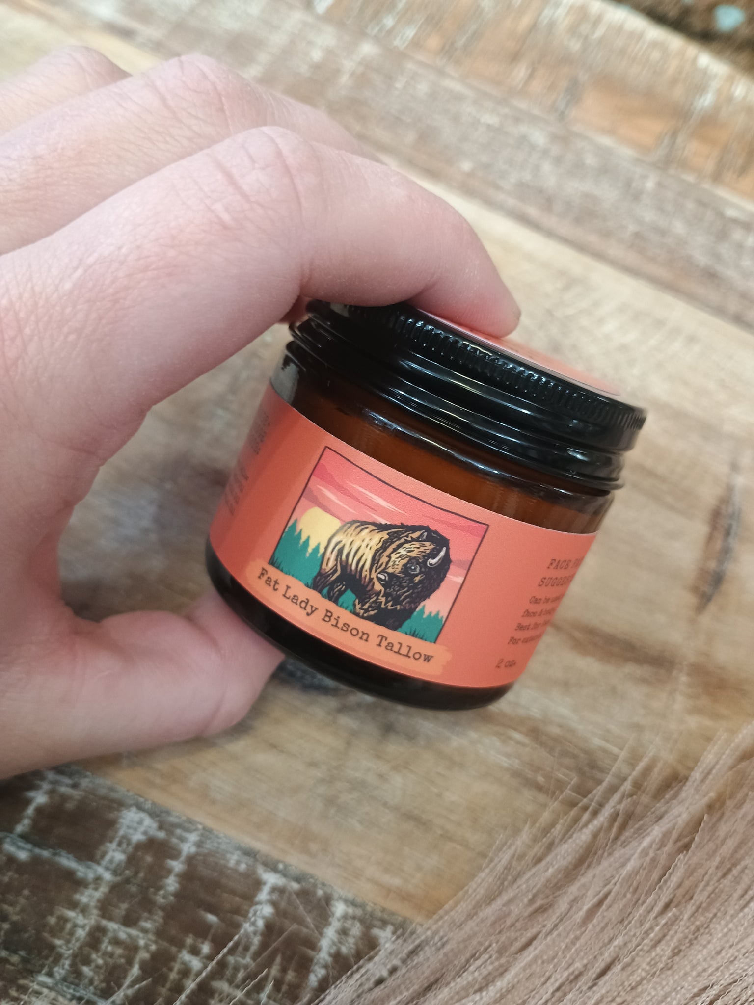 Small Frankincense & Wild Orange Face Fats Premium Whipped Bison Tallow