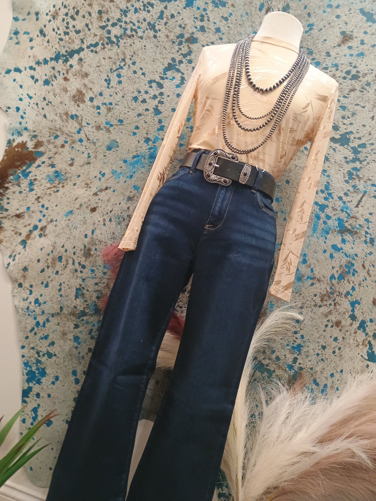 The Piper Mid Rise Long Straight Jeans