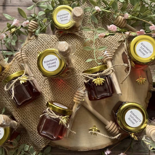 The Elderberry Infused Large Honey