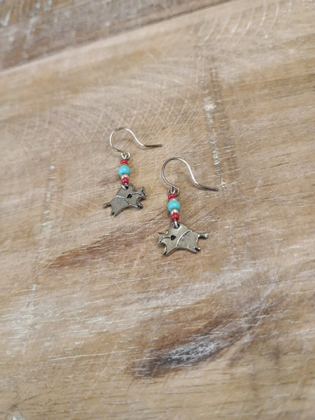 The Real Time Buffalo Earrings