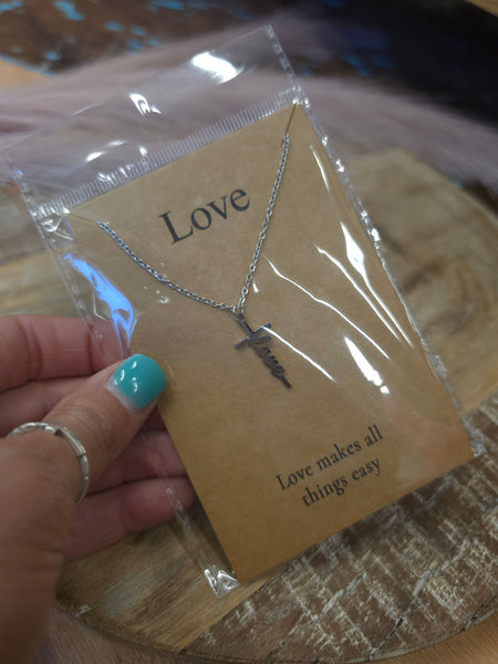 The Love Cross Waterproof Necklace